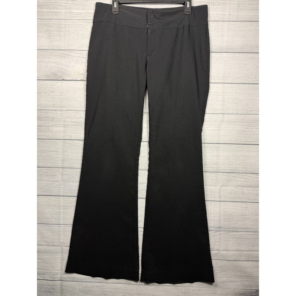 Vanity Women's Black Bootcut Dress Pants Size 11/33L Stretch Flare 4733